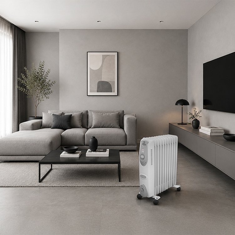 Life Comfy 221-0078 Ηλεκτρικό Καλοριφέρ Λαδιού 2500W Λευκό