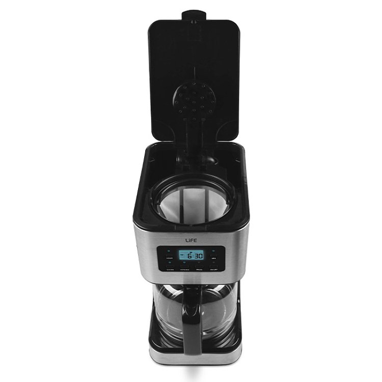 LIFE CM-200 Καφετιέρα Φίλτρου Μαύρη 221-0093