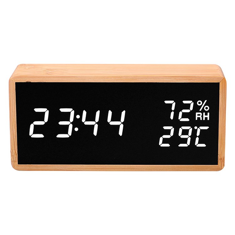 Life Noble Bamboo 221-0109 Ψηφιακό Θερμόμετρο Υγρόμετρο Μπαμπού