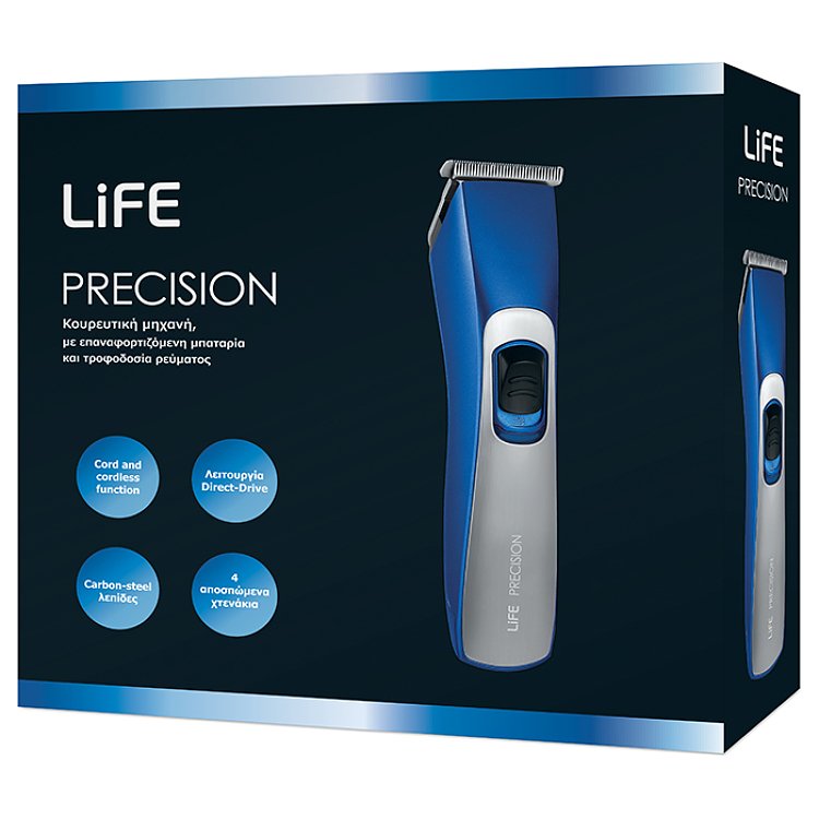 LIFE Precision Κουρευτική Μηχανή Μπλε 221-0116