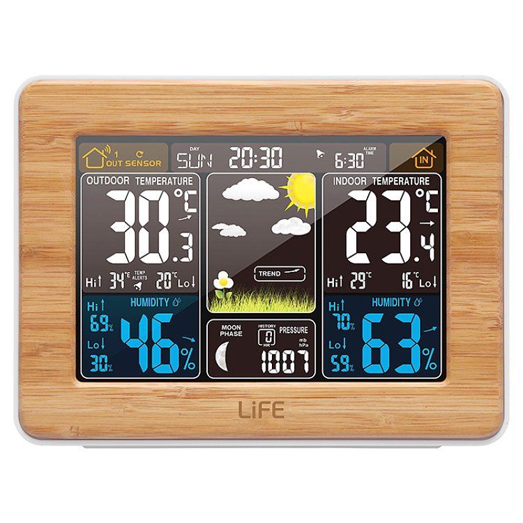 Life Rainforest Bamboo 221-0119 Μετεωρολογικός Σταθμός Μπαμπού