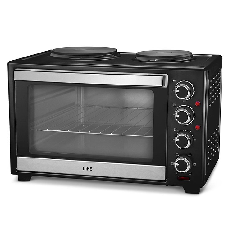 LIFE KOUZINAKI 302 Ηλεκτρικό Φουρνάκι με 2 Εστίες 30lt 3200W 221-0153
