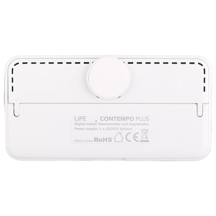 Life Contempo Plus 221-0273 Ψηφιακό Θερμόμετρο Υγρόμετρο Λευκό