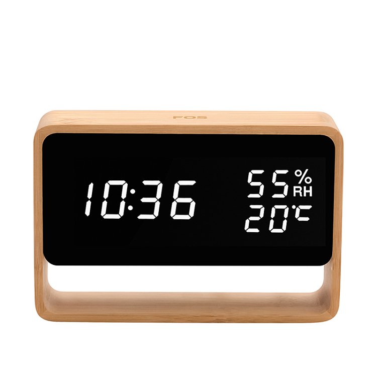 Life Fos Bamboo 221-0359 Ψηφιακό Θερμόμετρο Υγρόμετρο Μπαμπού
