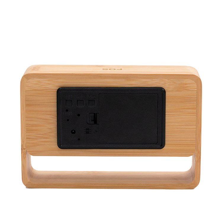 Life Fos Bamboo 221-0359 Ψηφιακό Θερμόμετρο Υγρόμετρο Μπαμπού