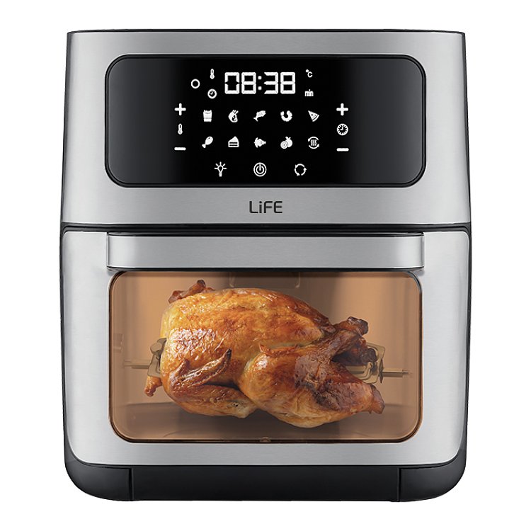 LIFE FRIED Φριτέζα Αέρος 12L LED 1800W 221-0366