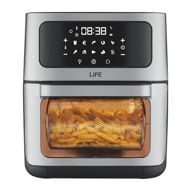 LIFE FRIED Φριτέζα Αέρος 12L LED 1800W 221-0366