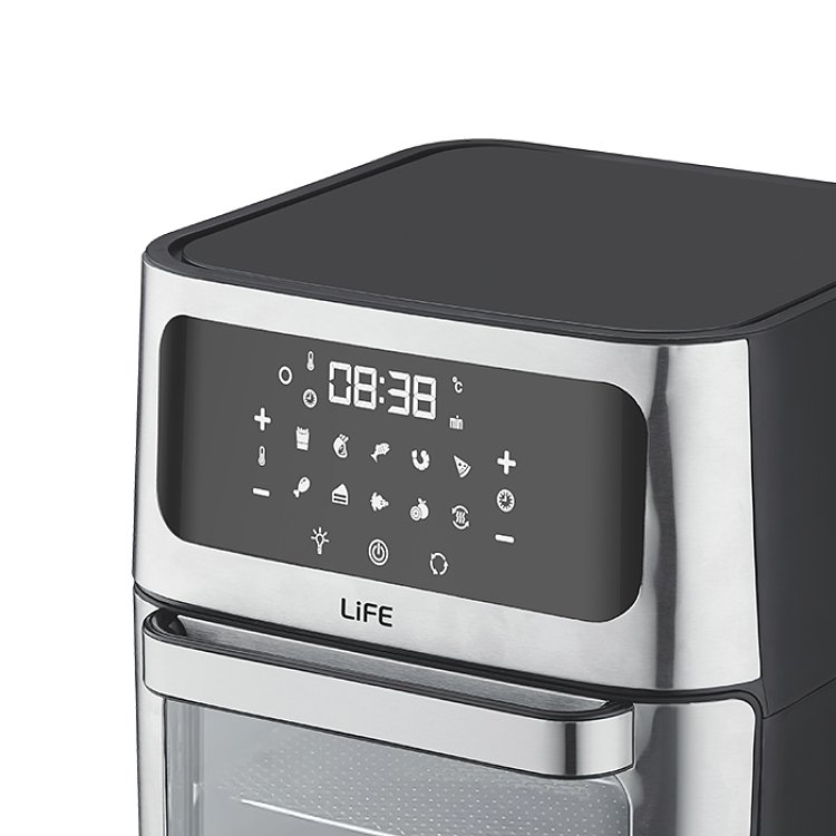 LIFE FRIED Φριτέζα Αέρος 12L LED 1800W 221-0366