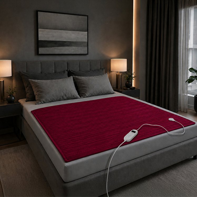 Life Villa Ruby Double 221-0370 Ηλεκτρική Κουβέρτα 160x120cm Κόκκινη