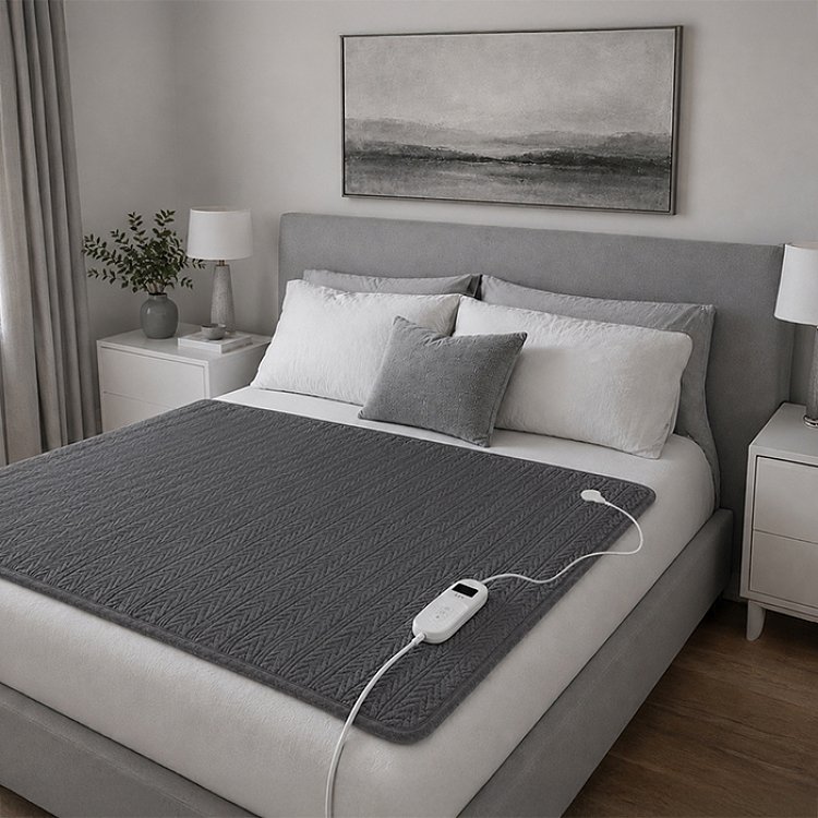 Life Villa Dove Double 221-0371 Ηλεκτρική Κουβέρτα 160x120cm Γκρι