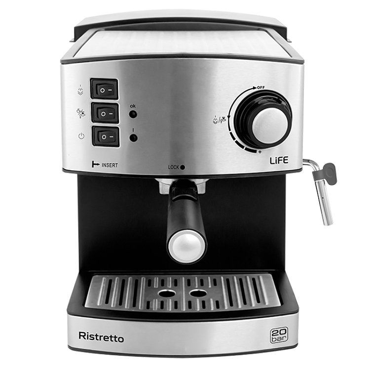 LIFE Ristretto Μηχανή Espresso Cappuccino 20bar 221-0382