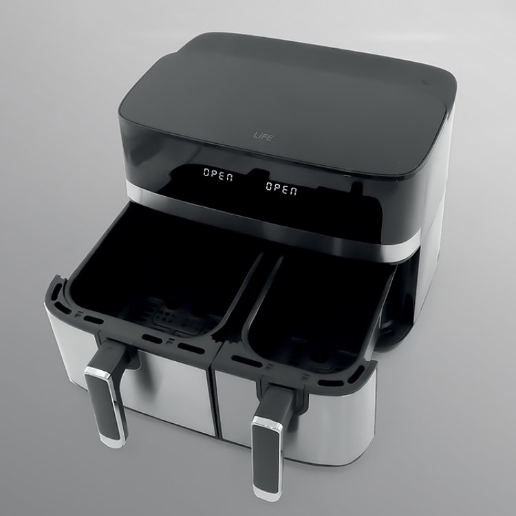 LIFE IN SYNC Διπλή Φριτέζα Αέρος 8.6L 2700W 221-0409