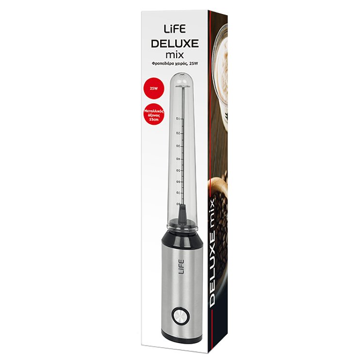LIFE Deluxe Mix Φραπεδιέρα Χειρός 25W 221-0424