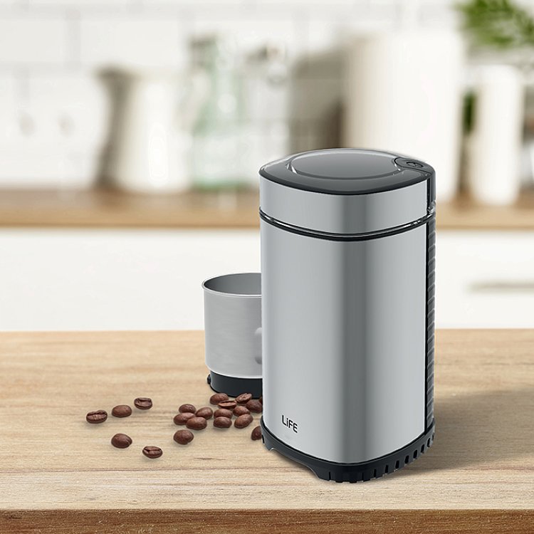 LIFE Arabica Ηλεκτρικός Μύλος Καφέ Inox 150W 221-0425