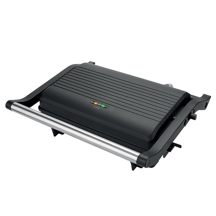 LIFE PANINI Τοστιέρα με Αντικολλητικές Grill Πλάκες 1000W 221-0438