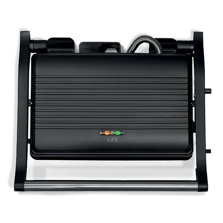 LIFE PANINI Τοστιέρα με Αντικολλητικές Grill Πλάκες 1000W 221-0438