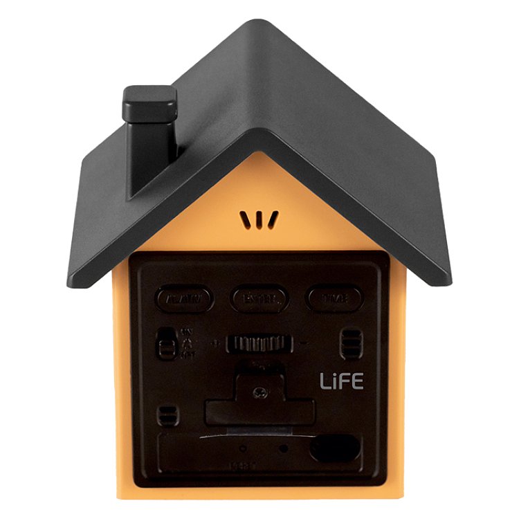 Ψηφιακό Ρολόι Ξυπνητήρι LED Life Tiny House Black 221-0453