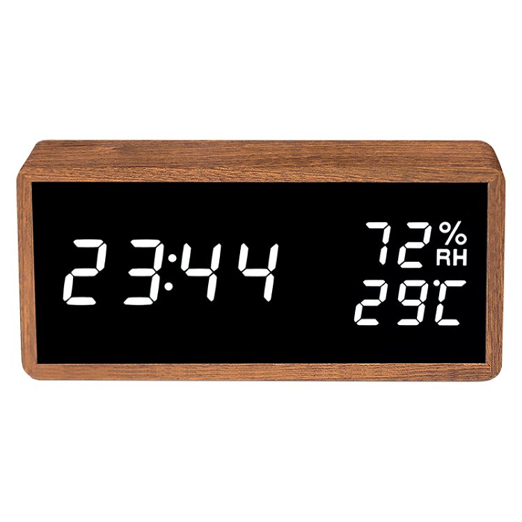 Life Noble Sapele 221-0455 Ψηφιακό Θερμόμετρο Υγρόμετρο Ξύλο