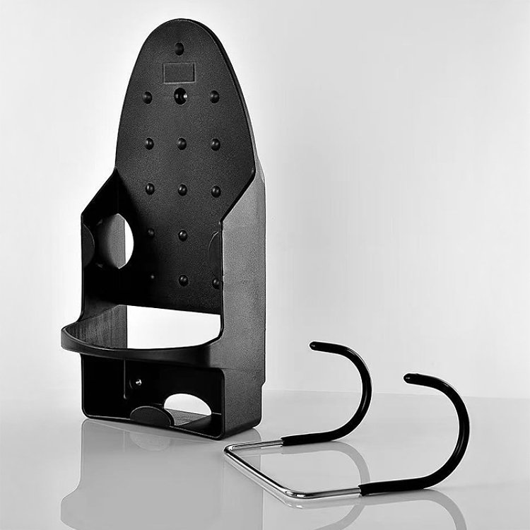LiFE UPRIGHT BLACK Επιτοίχια Βάση Στήριξης Σίδερου Και Σιδερώστρας 221-0468