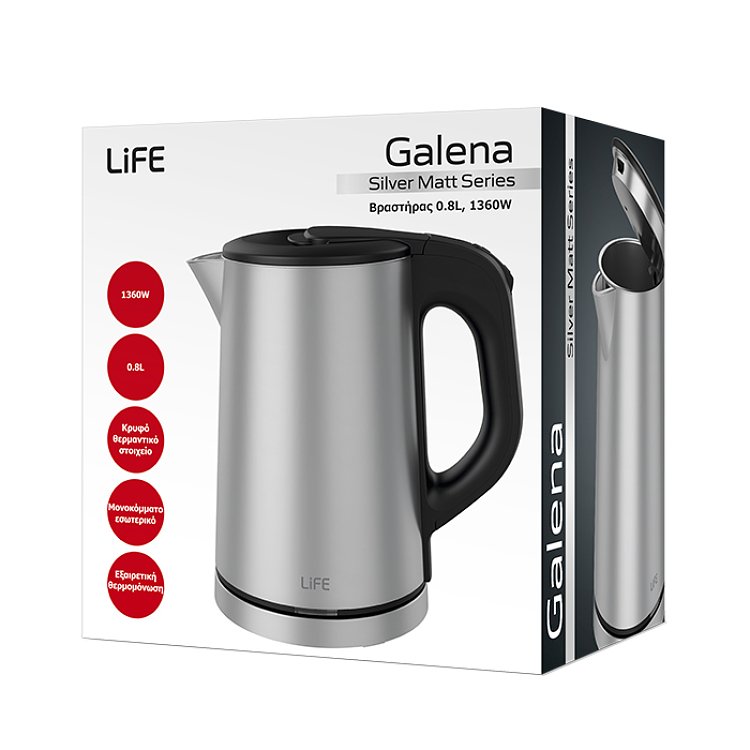 LIFE Galena Βραστήρας 0.8L 1360W 221-0498
