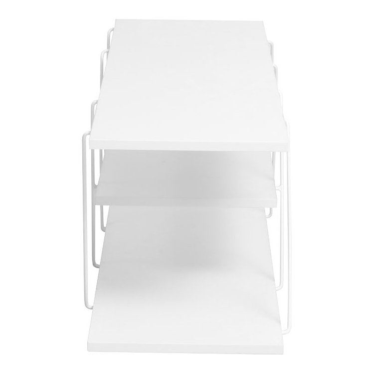 Έπιπλο τηλεόρασης Tars pakoworld λευκό 120x30x33εκ 225-000031