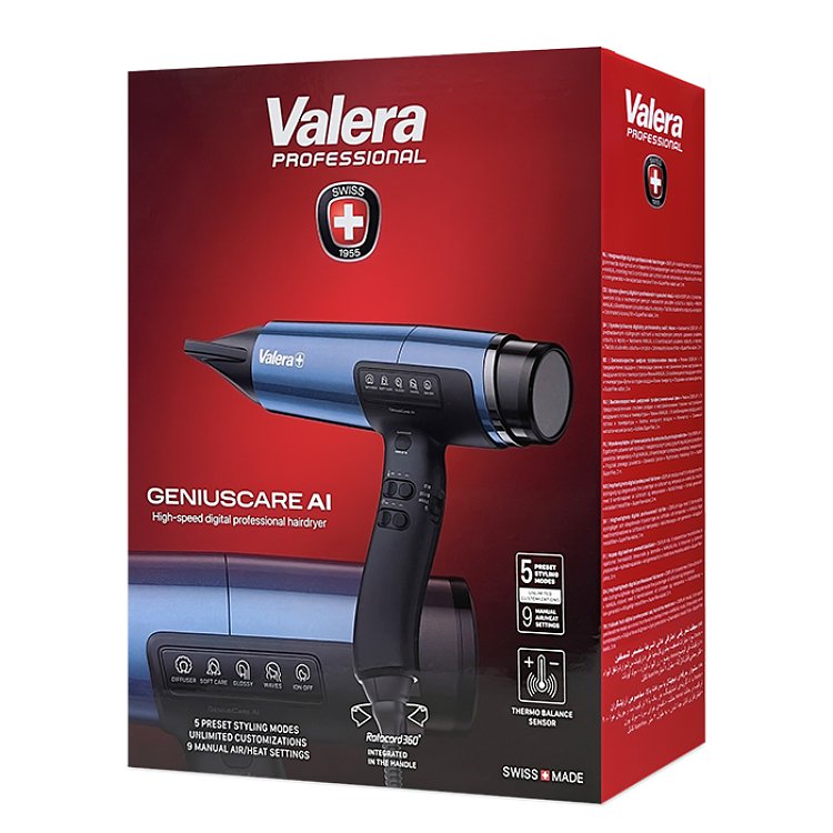 VALERA GENIUSCARE AI  Επαγγελματικό Σεσουάρ Μαλλιών 2000W 228-0132