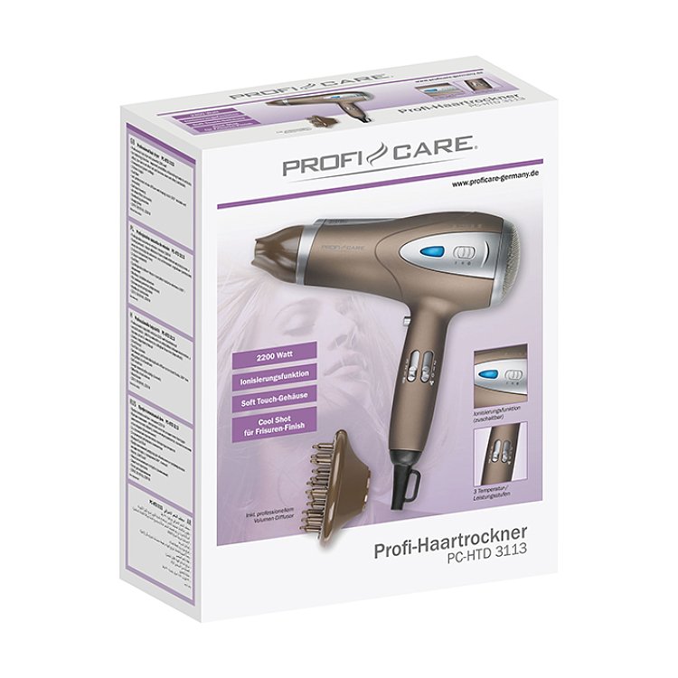 PROFI CARE PC-HTD 3113 Σεσουάρ Μαλλιών 2200W 229-0049