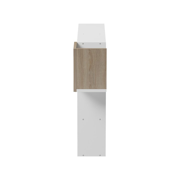 Κρεμάστρα τοίχου Wenia pakoworld σε sonoma-λευκό 99.5x15x61εκ 230-000120