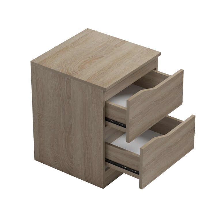 Κομοδίνο Verena pakoworld sonoma 40x40x50εκ 230-000138