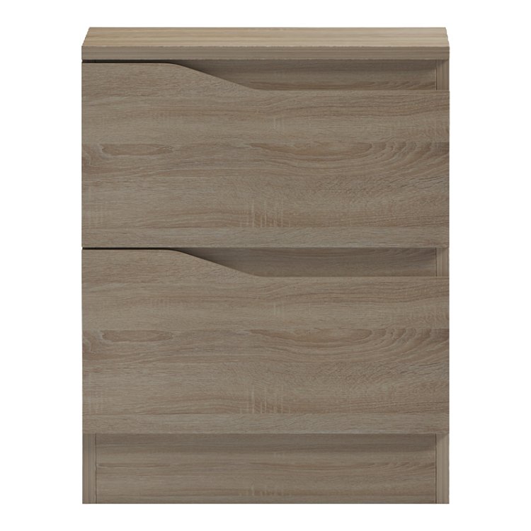 Κομοδίνο Verena pakoworld sonoma 40x40x50εκ 230-000138