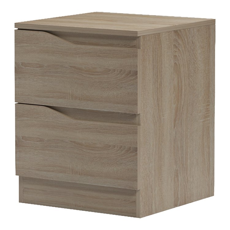 Κομοδίνο Verena pakoworld sonoma 40x40x50εκ 230-000138