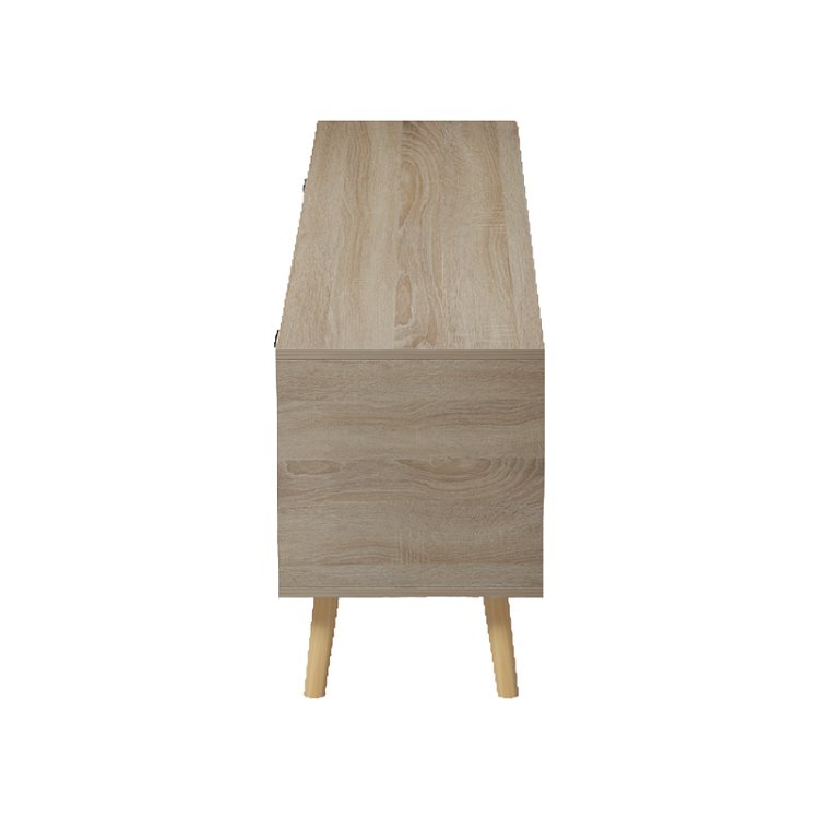 Έπιπλο τηλεόρασης Gorna pakoworld sonoma-ανθρακί 180x35x48.6εκ 230-000205