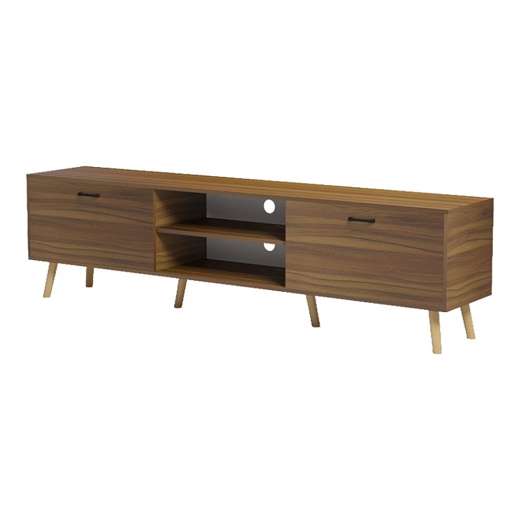Έπιπλο τηλεόρασης Gorna pakoworld καρυδί 180x35x48.6εκ 230-000206