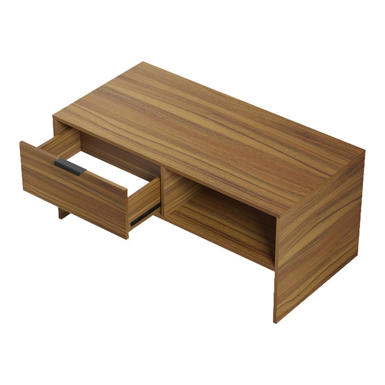 Τραπέζι σαλονιού Felina pakoworld καρυδί 100x50x45εκ 230-000266