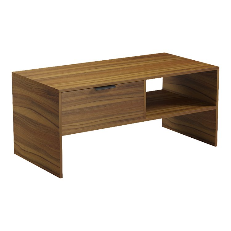 Τραπέζι σαλονιού Felina pakoworld καρυδί 100x50x45εκ 230-000266