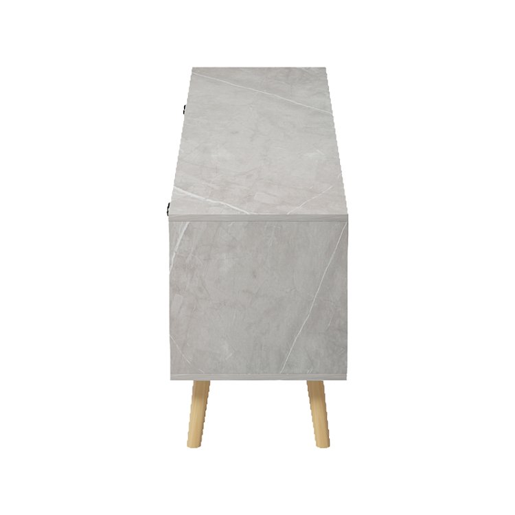 Έπιπλο τηλεόρασης Gorna pakoworld μπεζ εφέ μαρμάρου 180x35x48.6εκ 230-000268