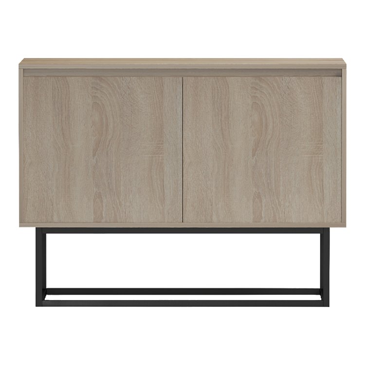 Μπουφές Dabia pakoworld sonoma-πόδι μαύρο μέταλλο 100x40x74εκ 230-000269