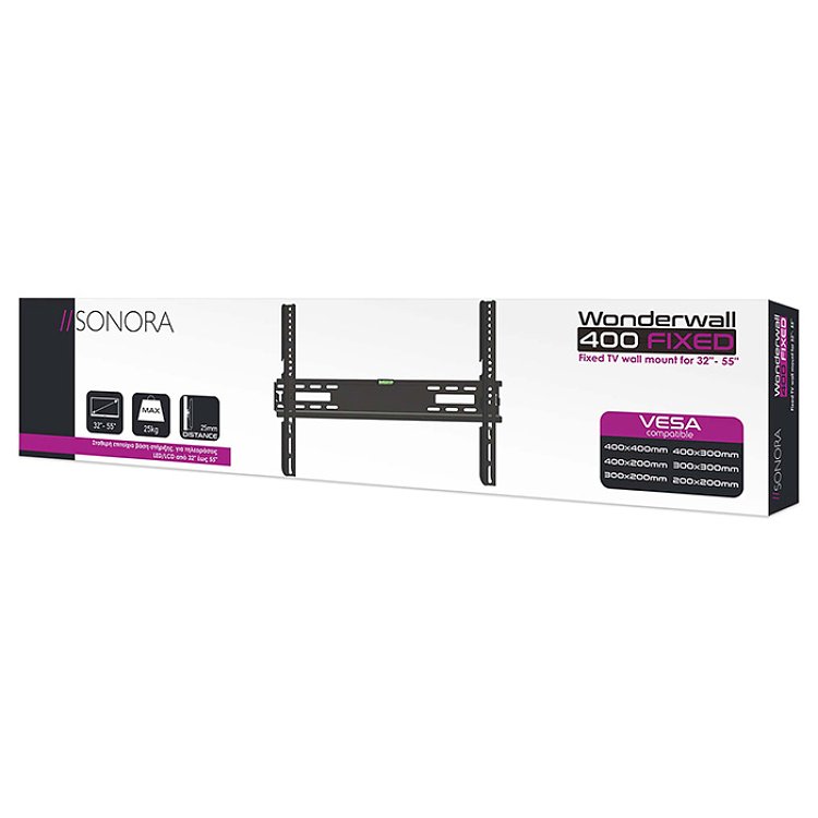 SONORA WONDERWALL 400 FIXED Βάση Τοίχου 32"-55" 230-0049