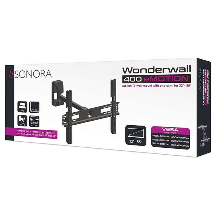 SONORA WONDERWALL 400 eMOTION Βάση Τοίχου 32"-55" 230-0055
