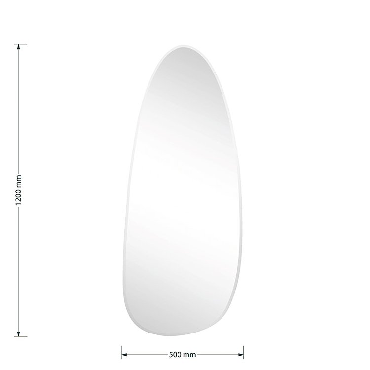 Καθρέπτης Ιrregular 3 pakoworld 50x1x120εκ 233-000012