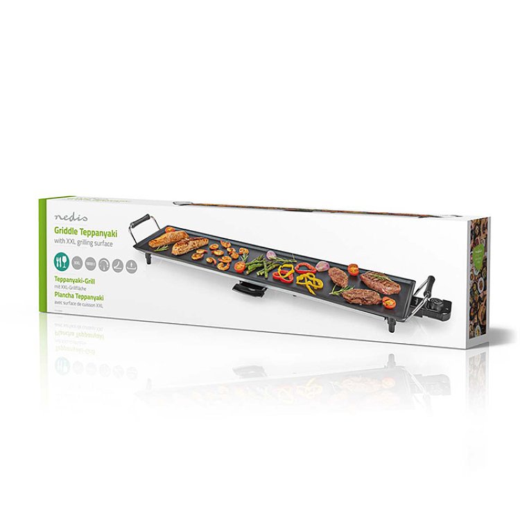Nedis FCTE110EBK90 Γκριλιέρα Teppanyaki Μαύρο 90cm