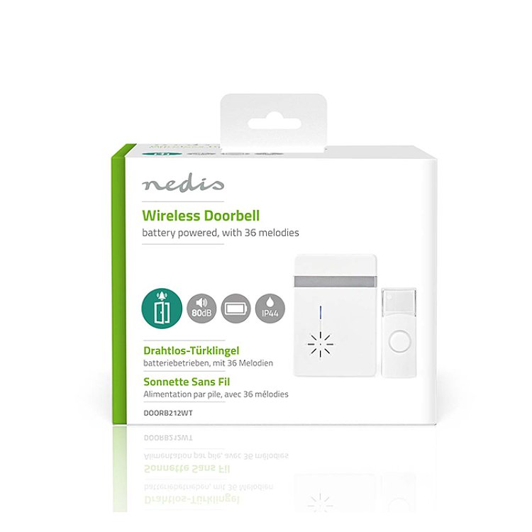 NEDIS DOORB212WT Ασύρματο Κουδούνι 233-1812