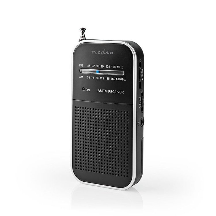 NEDIS RDFM1110SI Φορητό Ραδιόφωνο FM / AM 1.5W 233-1848