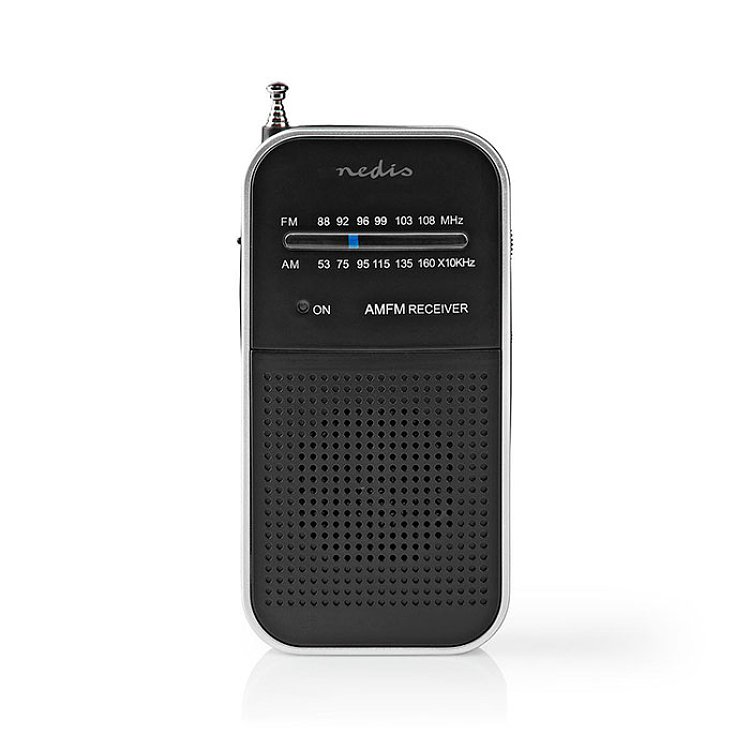 NEDIS RDFM1110SI Φορητό Ραδιόφωνο FM / AM 1.5W 233-1848