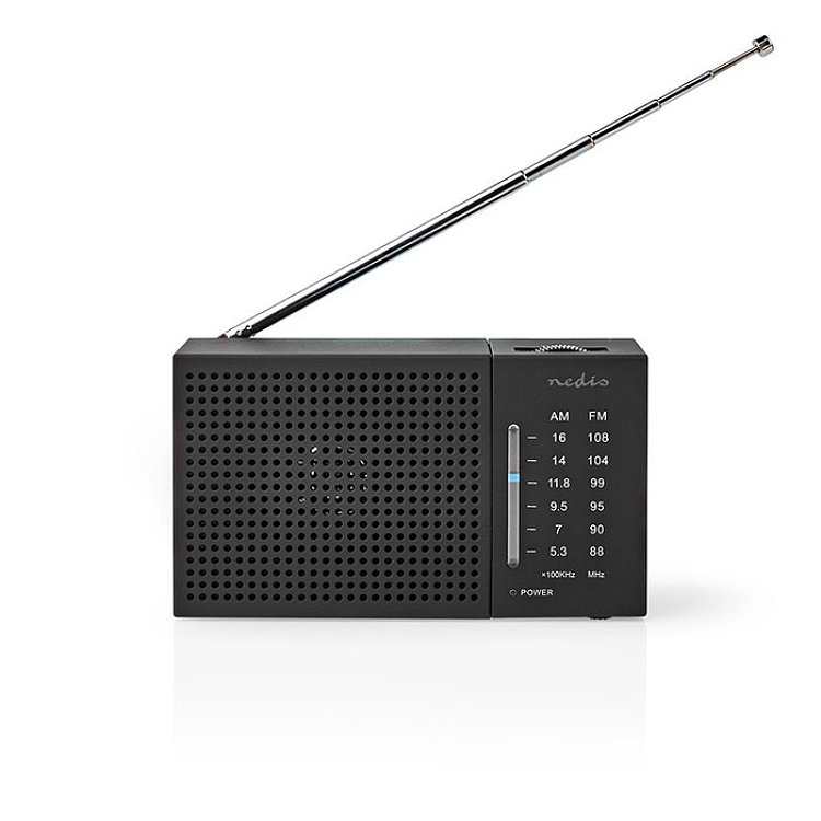 NEDIS RDFM1200BK Μίνι Φορητό Ραδιόφωνο 233-1849