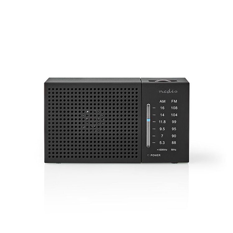 NEDIS RDFM1200BK Μίνι Φορητό Ραδιόφωνο 233-1849
