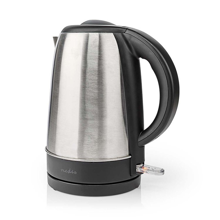 NEDIS KAWK340EAL Βραστήρας Inox Μαύρο 1.7L 233-2196