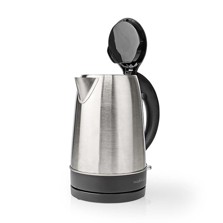NEDIS KAWK340EAL Βραστήρας Inox Μαύρο 1.7L 233-2196