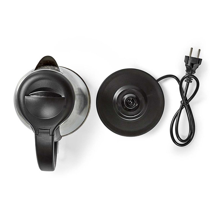 NEDIS KAWK340EAL Βραστήρας Inox Μαύρο 1.7L 233-2196