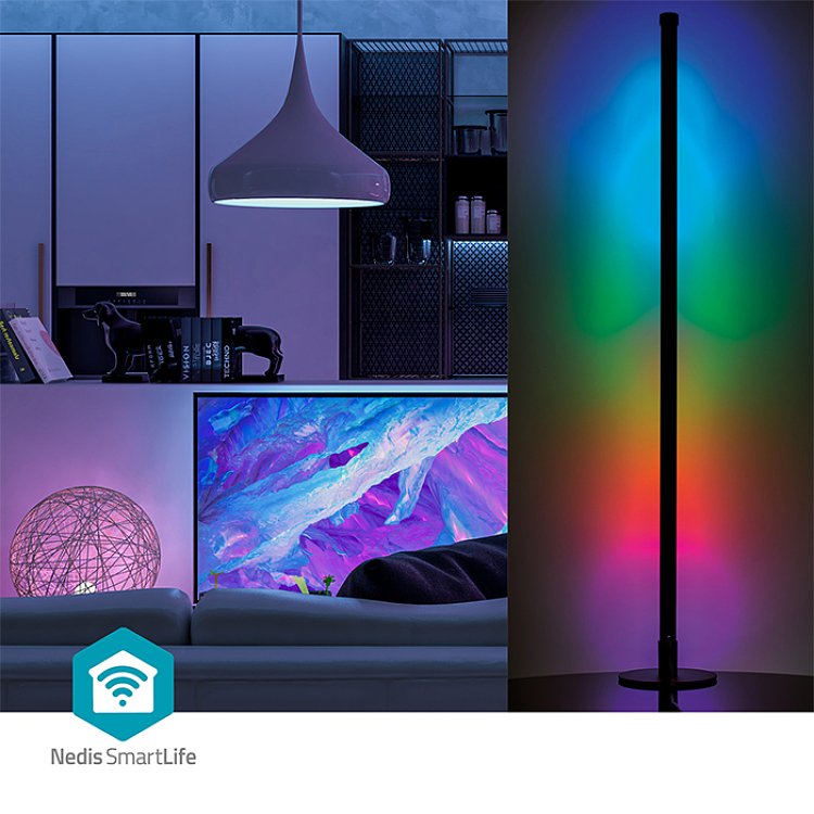 Nedis WIFILD20RGBW Wi-Fi Smart Φωτιστικό Δαπέδου LED RGBW 10W 233-2464